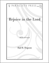 Rejoice in the Lord SATB choral sheet music cover